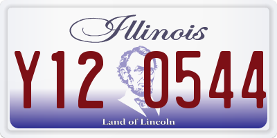 IL license plate Y120544