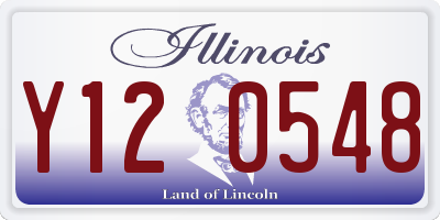 IL license plate Y120548