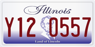 IL license plate Y120557
