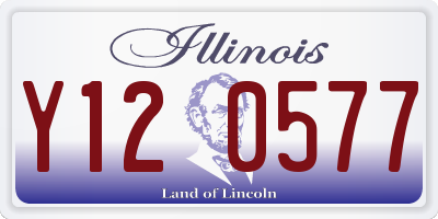 IL license plate Y120577
