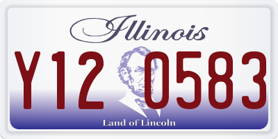 IL license plate Y120583