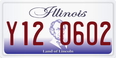 IL license plate Y120602