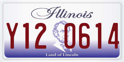 IL license plate Y120614