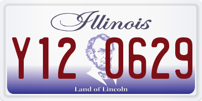 IL license plate Y120629