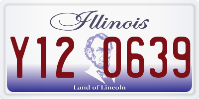 IL license plate Y120639