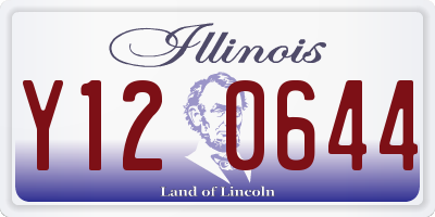 IL license plate Y120644