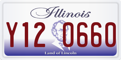 IL license plate Y120660