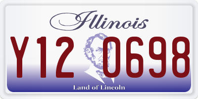 IL license plate Y120698