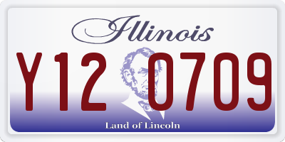 IL license plate Y120709
