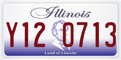 IL license plate Y120713