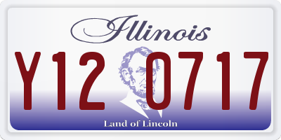 IL license plate Y120717