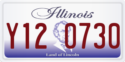 IL license plate Y120730
