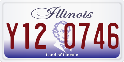 IL license plate Y120746
