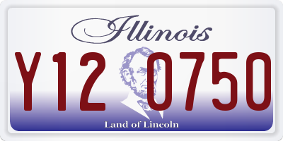 IL license plate Y120750