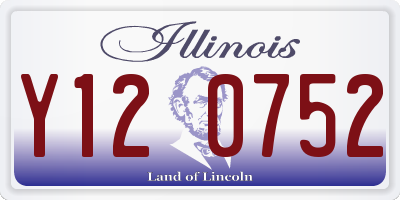 IL license plate Y120752