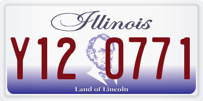 IL license plate Y120771