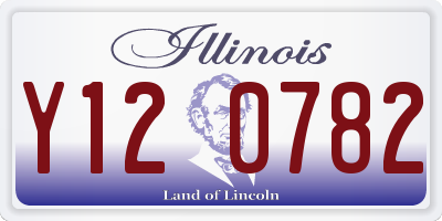 IL license plate Y120782