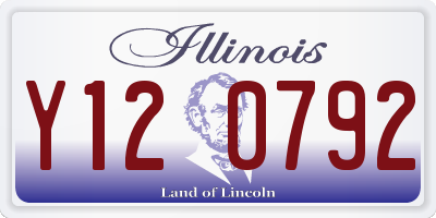 IL license plate Y120792