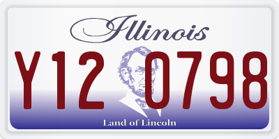 IL license plate Y120798