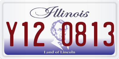 IL license plate Y120813