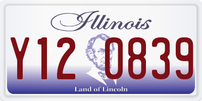 IL license plate Y120839