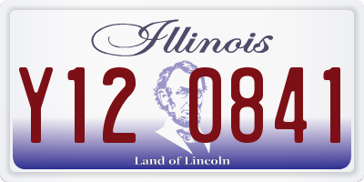 IL license plate Y120841