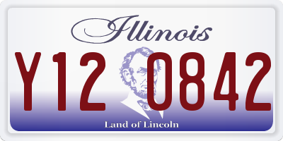 IL license plate Y120842