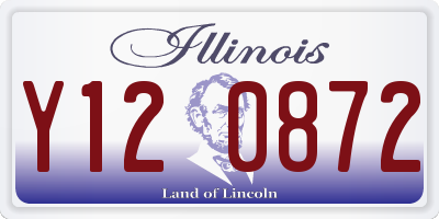 IL license plate Y120872