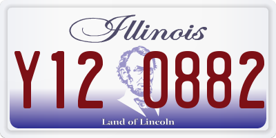 IL license plate Y120882