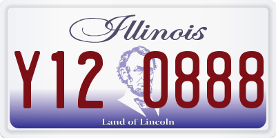 IL license plate Y120888