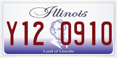 IL license plate Y120910