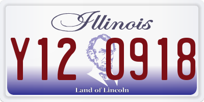 IL license plate Y120918