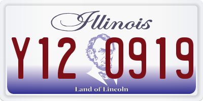 IL license plate Y120919