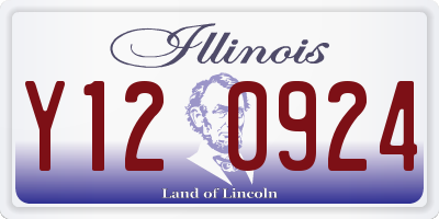 IL license plate Y120924