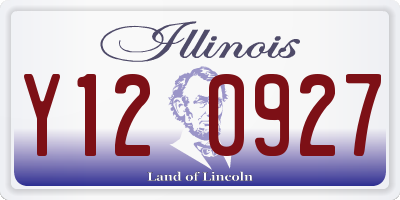 IL license plate Y120927
