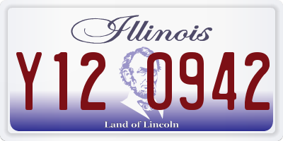 IL license plate Y120942