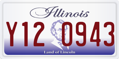IL license plate Y120943