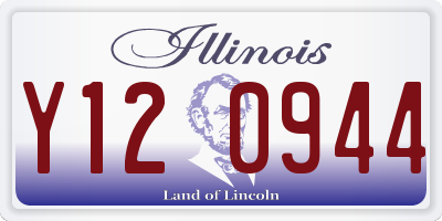 IL license plate Y120944