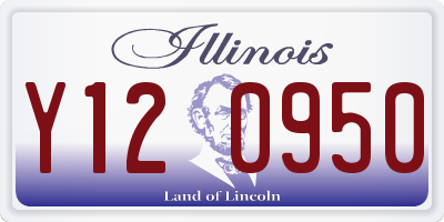 IL license plate Y120950