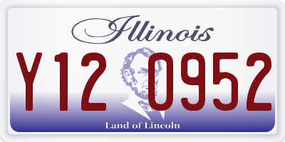 IL license plate Y120952