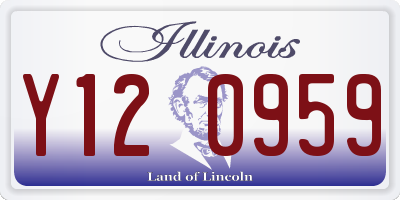 IL license plate Y120959
