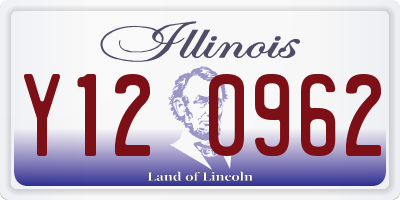 IL license plate Y120962