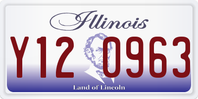 IL license plate Y120963