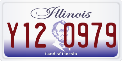 IL license plate Y120979
