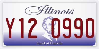 IL license plate Y120990