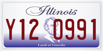 IL license plate Y120991