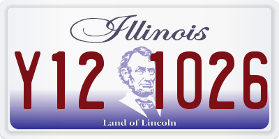 IL license plate Y121026