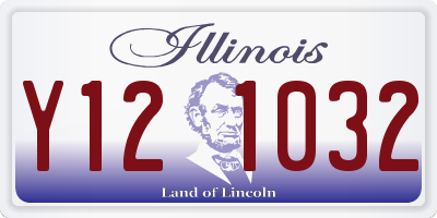 IL license plate Y121032