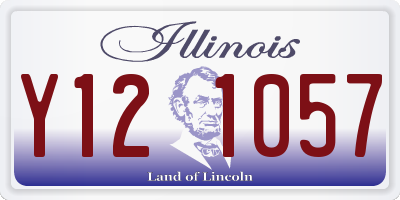 IL license plate Y121057