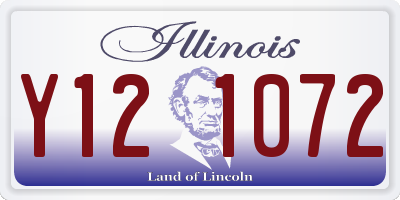 IL license plate Y121072